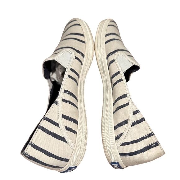 Keds blue and white striped canvas slip on Women’s size 7 - Picture 2 of 7